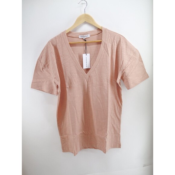 NWT WeWoreWhat Oversized V-Neck Short Sleeve T Shirt Small ($39)‎ - Picture 1 of 8